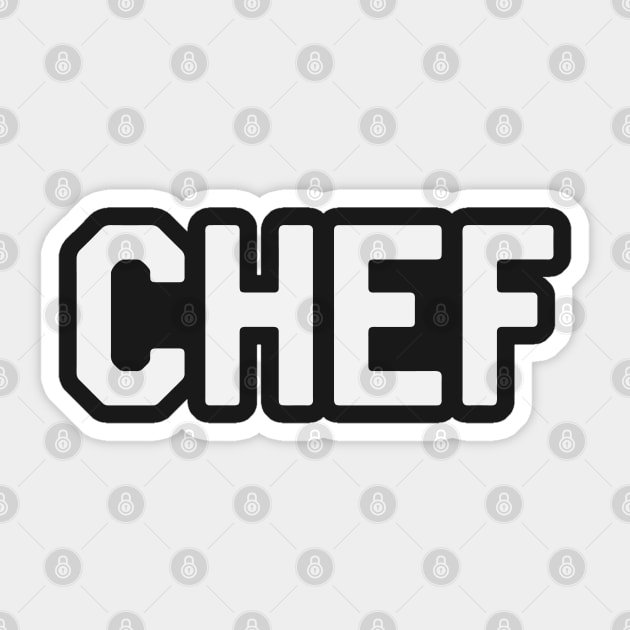 Chef Sticker by kdpdesigns